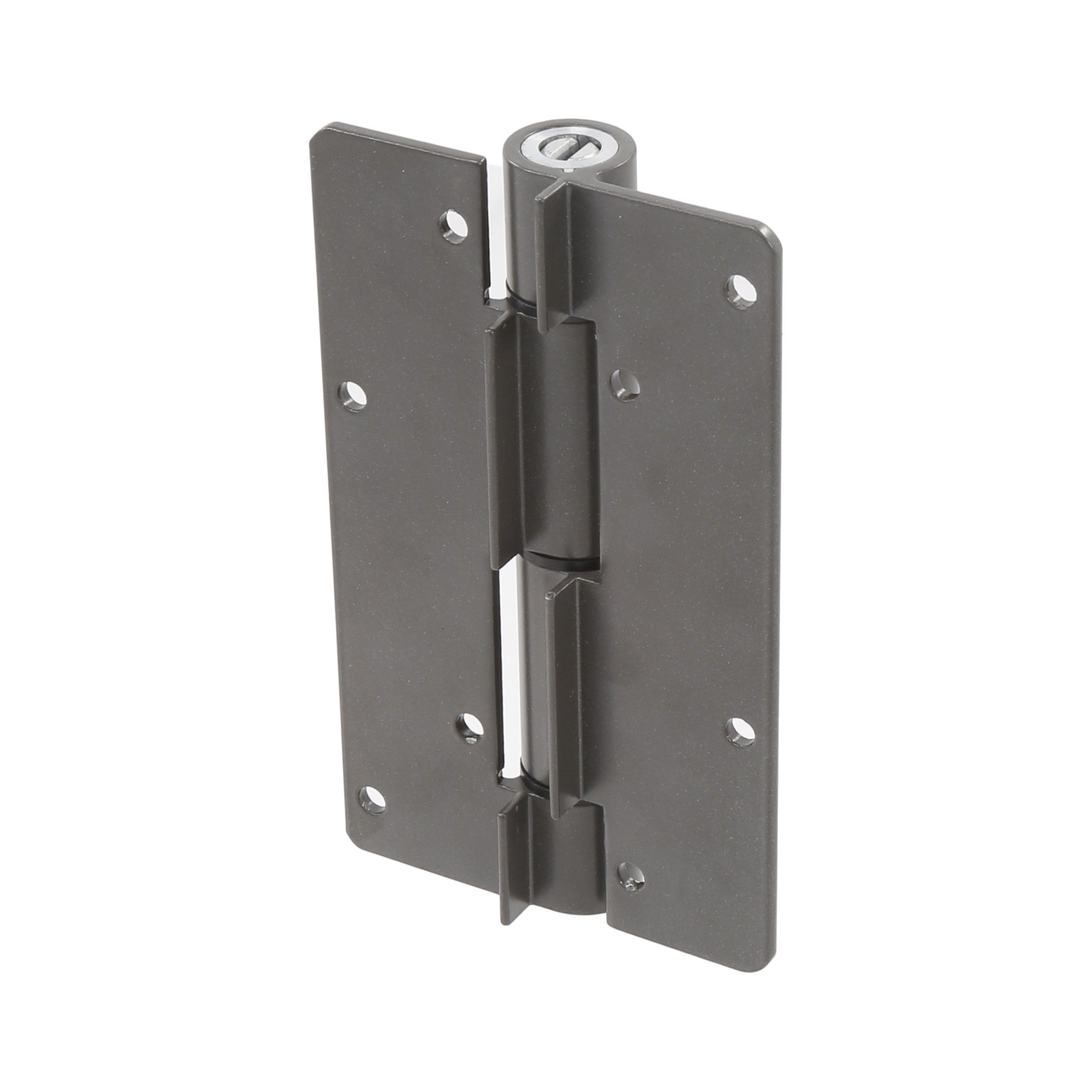 Aluminum Adjustable Self-Closing Gate Hinge, Aluminum Ridges, No Screws - D&D KF3BR (Single ...